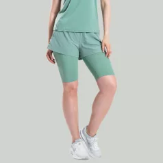   ULTRA 2in1 női rövidnadrág Agave - L - zöld - STRIX - GymBeam