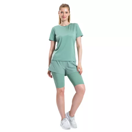 ULTRA 2in1 női rövidnadrág Agave - L - zöld - STRIX - GymBeam