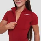 Ignite cropped női póló Dark Red - XS - piros - GymBeam