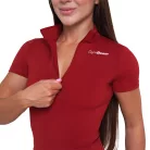 Ignite cropped női póló Dark Red - XS - piros - GymBeam