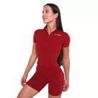 Ignite cropped női póló Dark Red - XS - piros - GymBeam