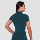 Ignite cropped női póló Dark Green - L - zöld - GymBeam