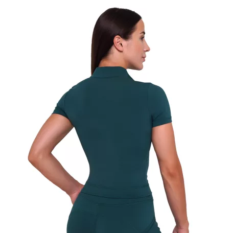 Ignite cropped női póló Dark Green - XL - zöld - GymBeam
