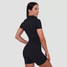 Ignite cropped női póló Black - L - fekete - GymBeam