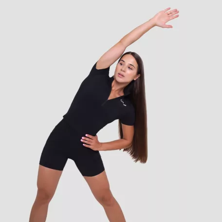 Ignite cropped női póló Black - XXL - fekete - GymBeam