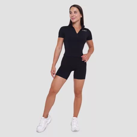 Ignite cropped női póló Black - XXL - fekete - GymBeam