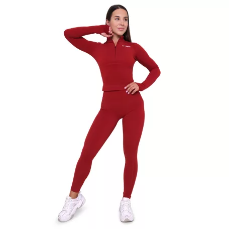 Ignite női sportfelső Dark Red - XS - piros - GymBeam
