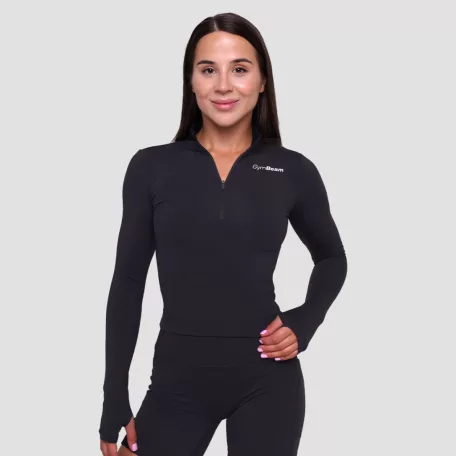 Ignite női sportfelső Black - S - fekete - GymBeam
