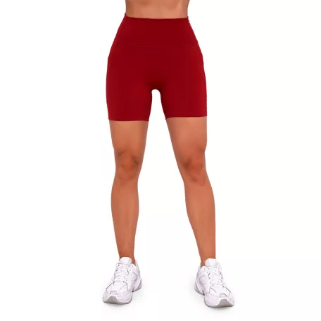 Ignite női rövidnadrág Dark Red - S - piros - GymBeam