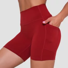 Ignite női rövidnadrág Dark Red - L - piros - GymBeam