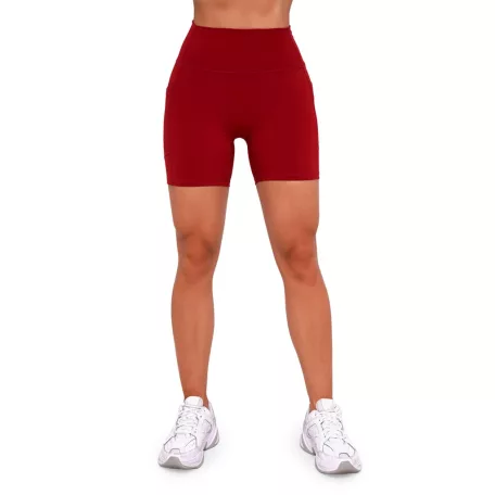 Ignite női rövidnadrág Dark Red - L - piros - GymBeam