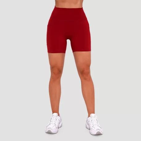 Ignite női rövidnadrág Dark Red - XXL - piros - GymBeam