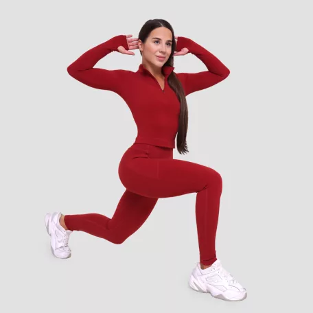 Ignite női leggings Dark Red - XS - piros - GymBeam