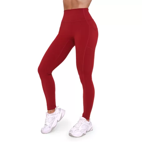 Ignite női leggings Dark Red - XS - piros - GymBeam