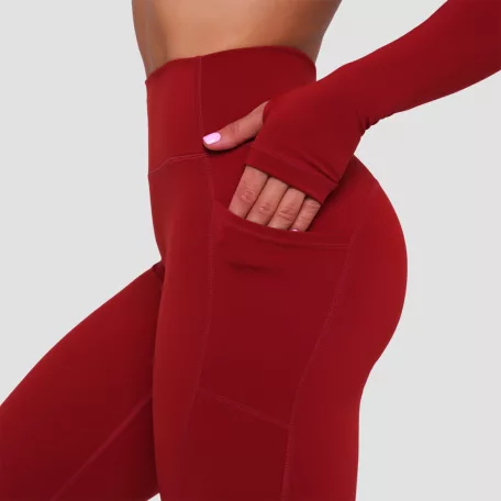 Ignite női leggings Dark Red - S - piros - GymBeam