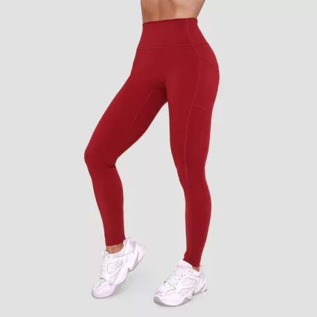 Ignite női leggings Dark Red - XXL - piros - GymBeam