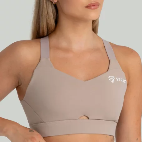 Sportmelltartó Taupe - XS - krém - STRIX - GymBeam