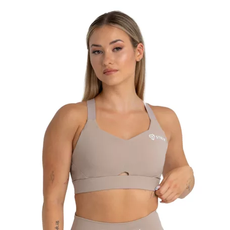 Sportmelltartó Taupe - XS - krém - STRIX - GymBeam