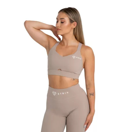 Sportmelltartó Taupe - XS - krém - STRIX - GymBeam