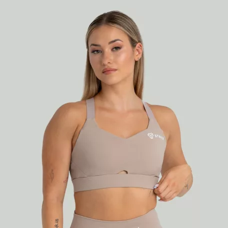Sportmelltartó Taupe - S - krém - STRIX - GymBeam