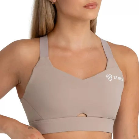 Sportmelltartó Taupe - M - krém - STRIX - GymBeam