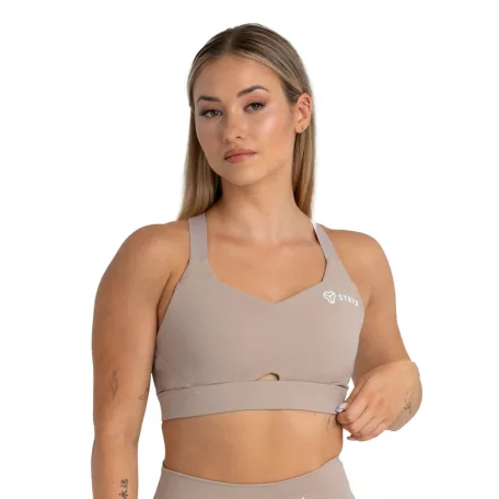 Sportmelltartó Taupe - L - krém - STRIX - GymBeam