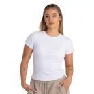 Ribbed női póló White - XS - fehér - STRIX - GymBeam