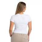 Ribbed női póló White - XS - fehér - STRIX - GymBeam