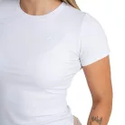 Ribbed női póló White - S - fehér - STRIX - GymBeam