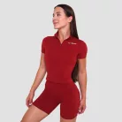 Ignite cropped női póló Dark Red - XL - piros - GymBeam