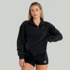 Washed női pulóver Black - XS - fekete - STRIX - GymBeam