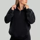 Washed női pulóver Black - XS - fekete - STRIX - GymBeam