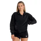 Washed női pulóver Black - XS - fekete - STRIX - GymBeam