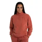 Washed női pulóver Terra - XS - narancssárga - STRIX - GymBeam