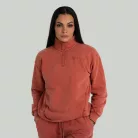 Washed női pulóver Terra - S - narancssárga - STRIX - GymBeam
