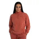 Washed női pulóver Terra - S - narancssárga - STRIX - GymBeam