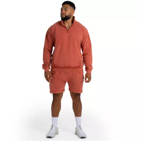 Washed pulóver Terra - XXL - narancssárga - STRIX - GymBeam