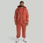 Washed Zip kapucnis pulóver Terra - S - narancssárga - STRIX - GymBeam