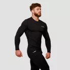 Mid kompressziós hosszú ujjú póló Black - S - fekete - GymBeam