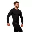 Mid kompressziós hosszú ujjú póló Black - M - fekete - GymBeam