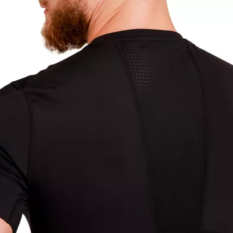 High kompressziós rövid ujjú póló Black - L - fekete - GymBeam
