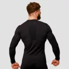 Mid kompressziós hosszú ujjú póló Black - L - fekete - GymBeam
