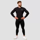 Mid kompressziós hosszú ujjú póló Black - XL - fekete - GymBeam