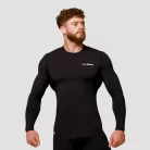 Mid kompressziós hosszú ujjú póló Black - XXXL - fekete - GymBeam