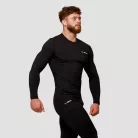 Mid kompressziós hosszú ujjú póló Black - XXXL - fekete - GymBeam