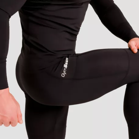 High kompressziós leggings Black - S - fekete - GymBeam