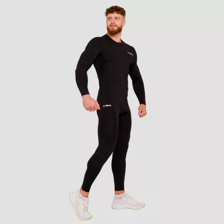 High kompressziós leggings Black - S - fekete - GymBeam