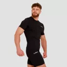 High kompressziós rövid ujjú póló Black - XXXL - fekete - GymBeam
