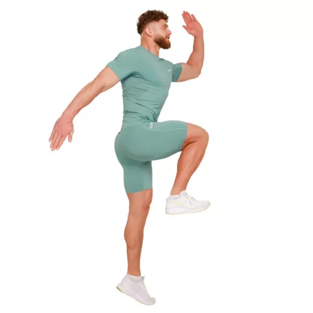 High kompressziós rövid ujjú póló Blue - S - kék - GymBeam