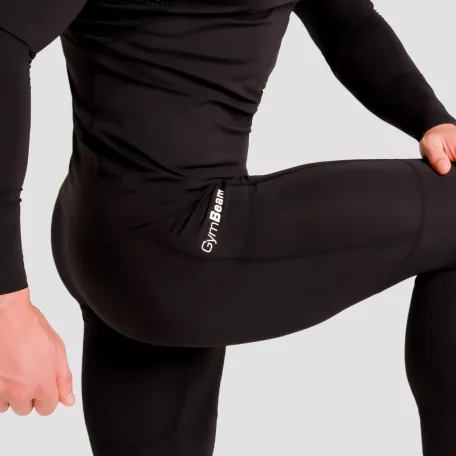 High kompressziós leggings Black - M - fekete - GymBeam